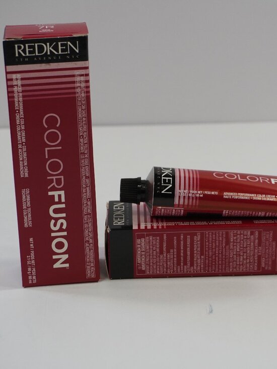 2 REDKEN Color Fusion Advanced Performance Hair Color Cream 2.1 oz 7R Red Rouge - Picture 1 of 3
